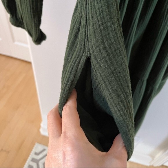 Suunday The Sara Midi Dress in Kombua Green XL - Picture 10 of 15